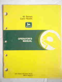 John deere 40 series corn heads operator manual-nice 