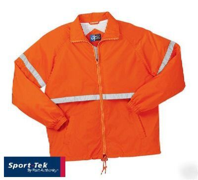 Sport-tek nylon reflective coach's jacket 3X