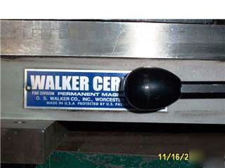 Walker ceramix magnetic chuck surface grinder edm 8X18 