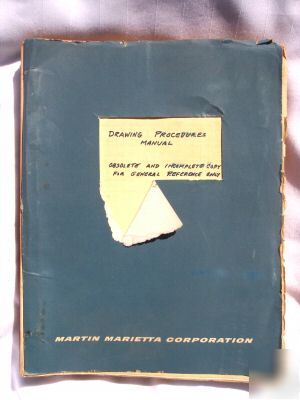 Drawing procedures manual - martin marietta corp - 1964