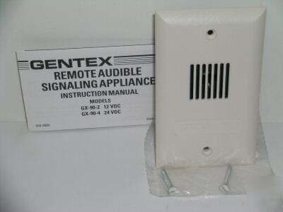 Gentex GX90-4W remote audible signaling appliance 24VDC