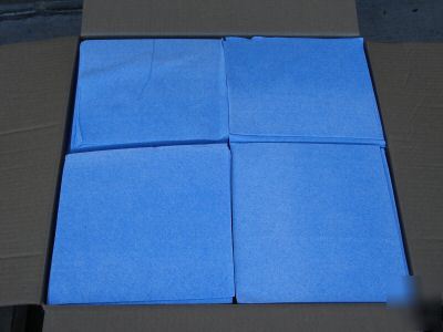 2,400+blue paper towel sheets/shop wipers-strong-19LBS 