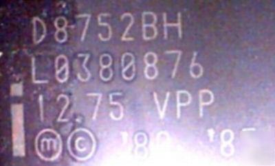 D8752BH eprom, 16K, uv-erasable eprom, d 8752BH