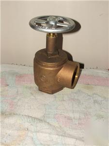 New brass fire hose 2-1/2 valve powhatan 300 