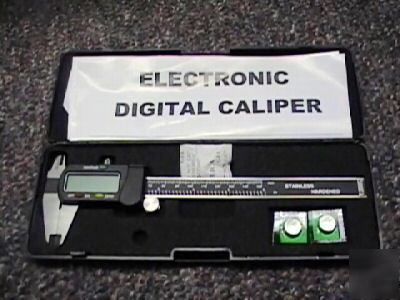 New * * electronic digital caliper; stainless - hardened