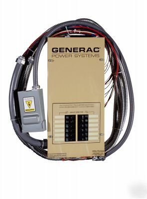 New generac 100AMP transfer switch 12-circuit