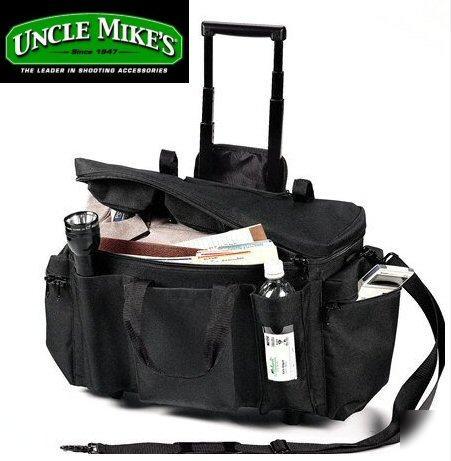 Uncle mike's police-law-equipment-gear bag-case+wheels