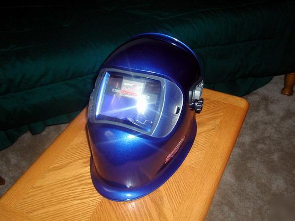New blue optrel satelite auto welding helmet blue K601 