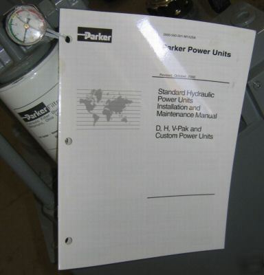 Parker vertical power unit h-pak 5HP 3.2GPM 10GAL