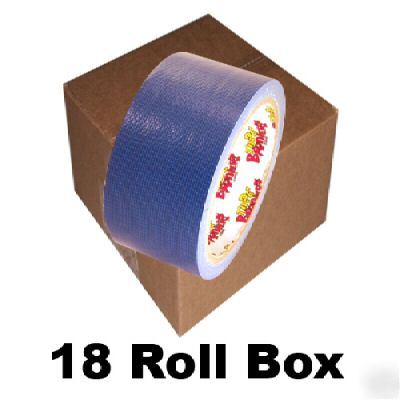 18 roll box of dark blue duct tape 2