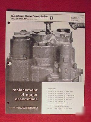 1969 sunstrand hydro transmission replacement bulletin