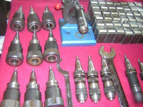 Bt-30 lyndex tool holders w/ collets & accesories