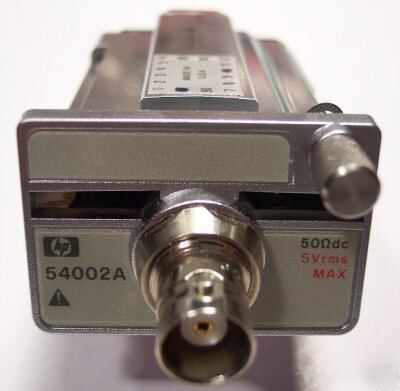 Hp 54002A 50 ohm bnc 1GHZ input pod plug-in
