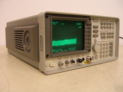 Hp (agilent) 8563E spectrum analyzer, 9 khz - 26.5 ghz
