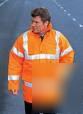 Hurricane motorway jacket hi-viz orange large EN471 