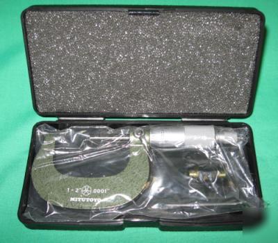 Mitutoyo 103-262 1â€-2â€ carbide tipped micrometer