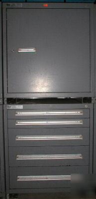 Vidmar 5 drawer/2 shelf tool & parts storage cabinets