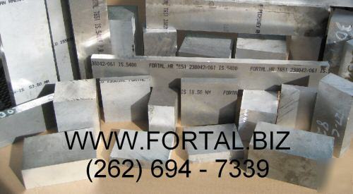  aluminum plate 2.106 x 4 1/8 x 14 fortal 