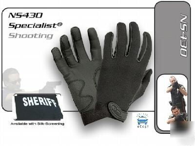 Hatch specialist shooting gloves - sheriff logo xs
