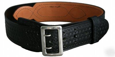 Hwc basketweave leather sam browne duty belt sz 40