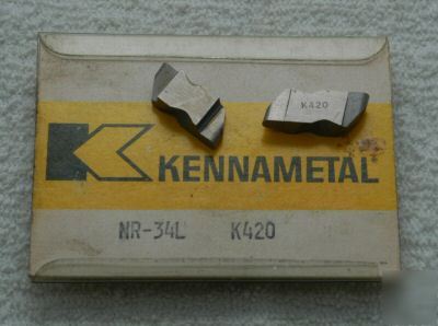 Kennametal -34L K420 top notch 5PC carbide inserts