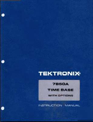 Tek 7B50A service/op manual in 2 res w/txtsrch+extras