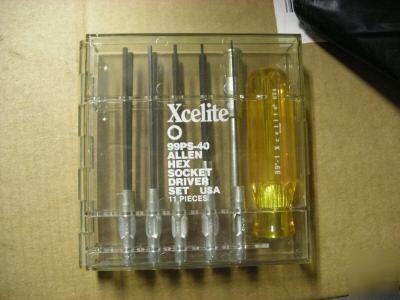 Xcelite hex screwdriver set