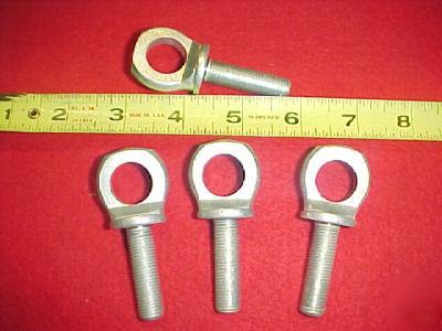 Lot of 4 an eye bolts 7/16 aircraft parts fittings race