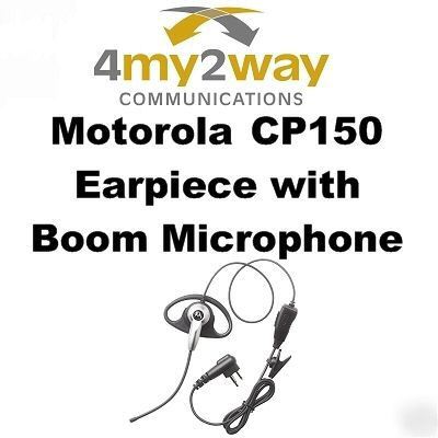 Motorola radius CP150 earpiece with swivel boom mic