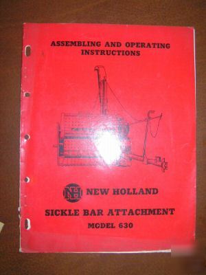 New 1950S holland sickle bar attach operating assembly