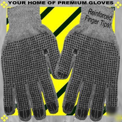 S/m glove 30 pairs work latex dot grip palm & finger go