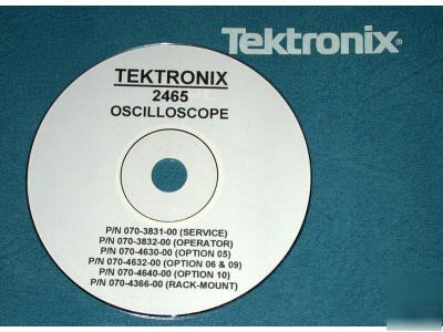 Tektronix 2465 6 manual set (service and options)
