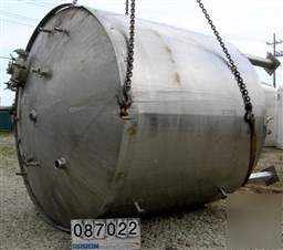 Used: mueller reactor, 4500 gallon, 316L stainless stee