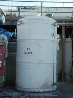 Tank, 2,000 gallon, frp, 6' x 9-1/2', dt/fb,