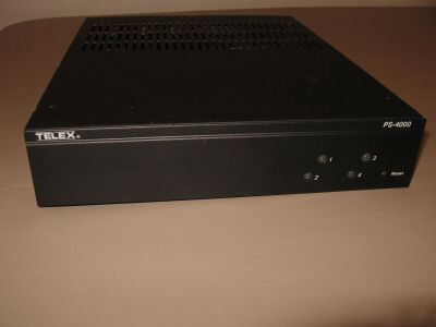 Telex ps 4000 intercom power supply supplies