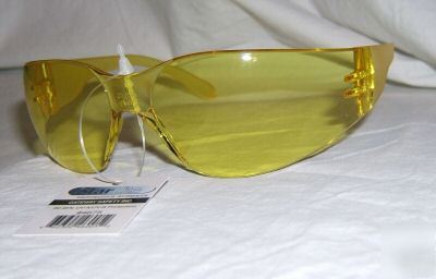 (10) amber safety / motorcycle riding glasses