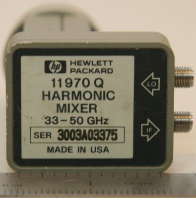Agilent/hp 11970Q waveguide harmonic mixer 33-50 ghz