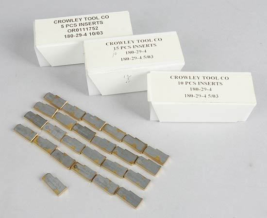 New 25 pc crowley carbide form inserts 180-29-4 