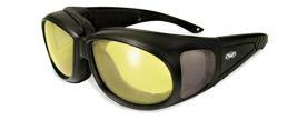 New outfitter safety glasses global vision yellow tint 