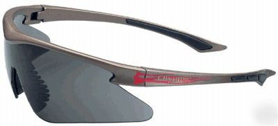 Olympic optical flame glasses-smoke lens/olive met. frm