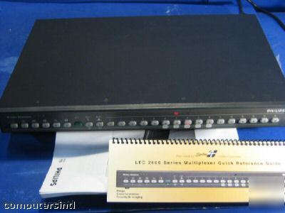 Philips bosch ltc 2682/90 color multiplexer 16 chanel