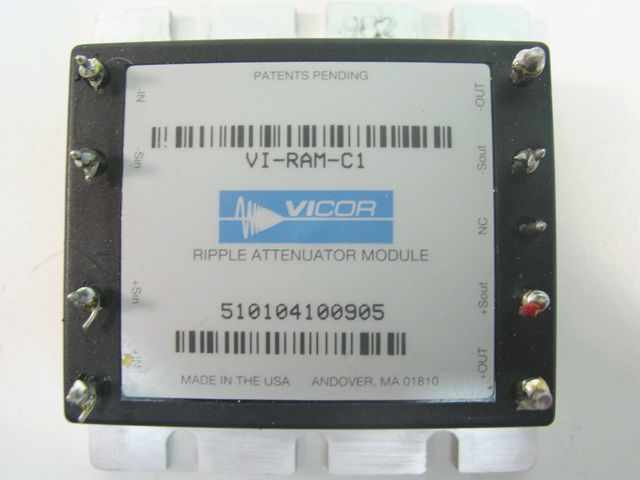 Vicor vi-ram-C1 ripple attenuator module 20A <3 mv pp 