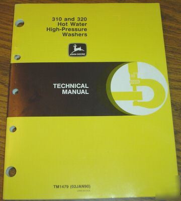 John deere 310 & 320 pressure washer technical manual