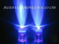 50PC 5MM brighter ultra violet uv led lamp 2,500MCD f/s