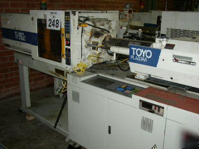 90 ton, 5.5 oz. toyo injection molding machine '91