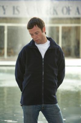Black fleece jacket workwear - medium (Â£12.90 inc. del)