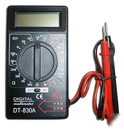 Dt-830 digital multimeter