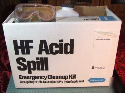  hf acid, custic,solvent emergency spill clean up kit