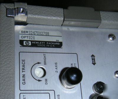 Agilent/hp 8970B noise figure meter 10MHZ - 2047MHZ
