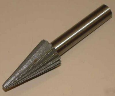 (5) 1/2 x 7/8 pointed 14 degree angle rotary files burr